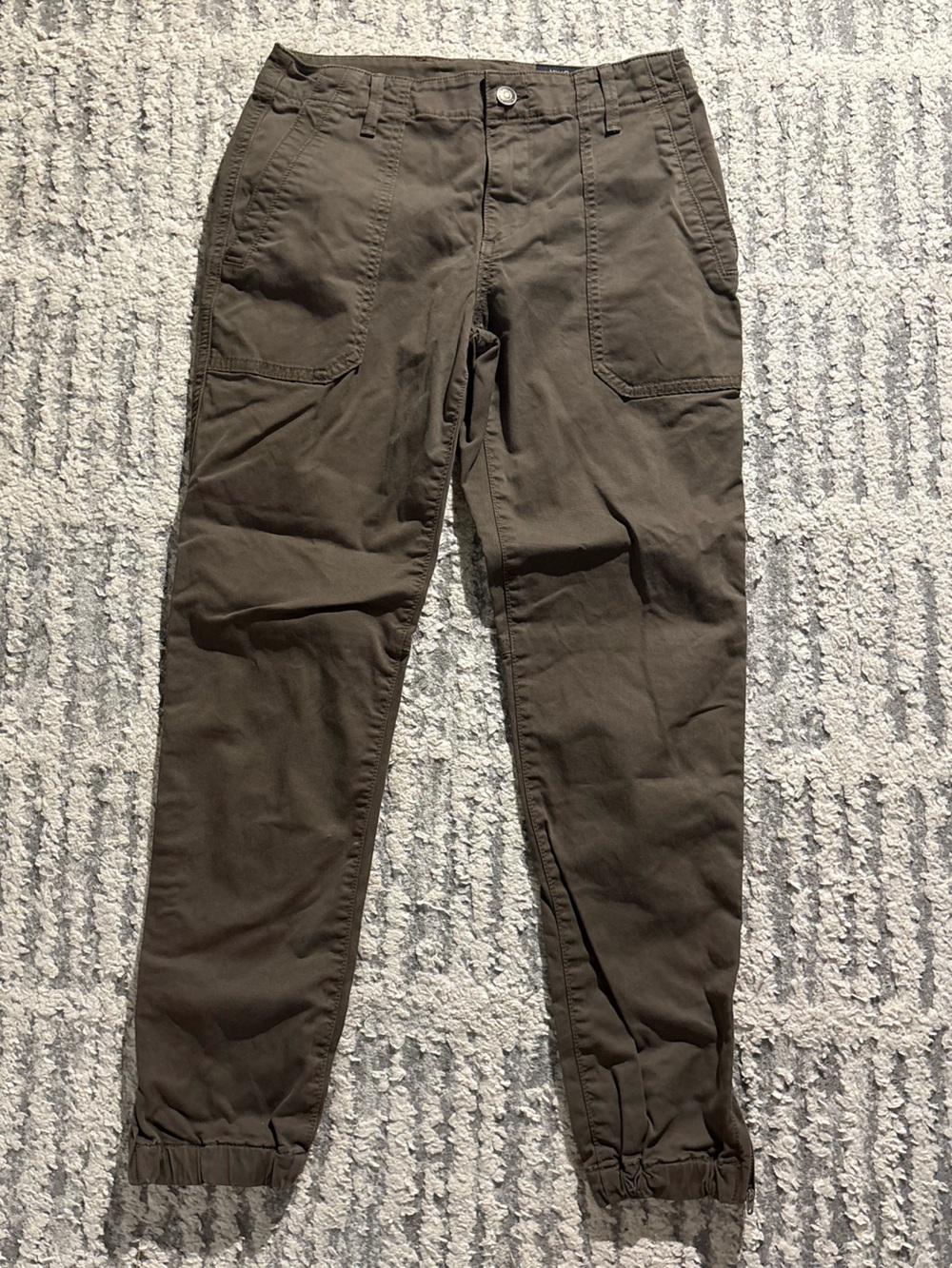 Vince brown chino jogger pants straight leg size 26